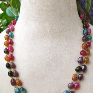 quartz Gemstone Beads Necklace