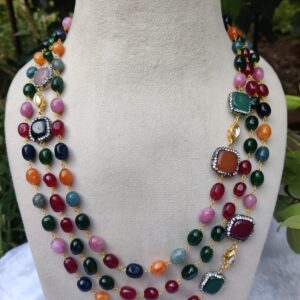 Multi-Strand Quartz Necklace