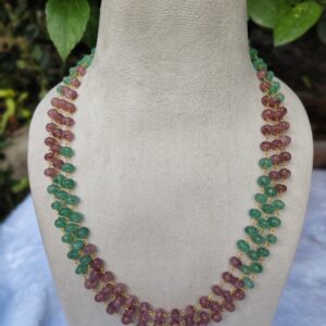 🍓🎃 Strawberry Pumpkin Beads Wire-Beading Necklace